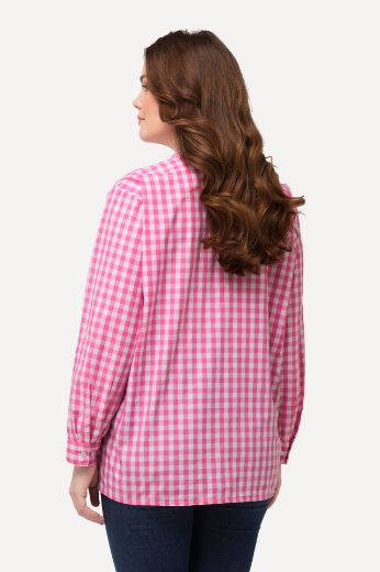 Plus size veliki brojevi Košulja dugih rukava na kopčanje za punije