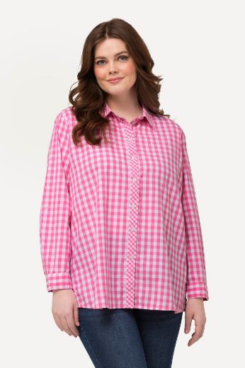 Plus size veliki brojevi Košulja dugih rukava na kopčanje za punije