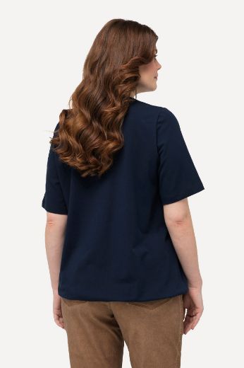 Plus size veliki brojevi Majica kratkih rukava V izreza za punije