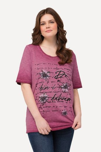 Plus size veliki brojevi Majica kratkih rukava okruglog izreza za punije