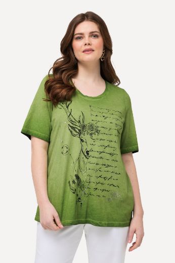 Plus size veliki brojevi Majica kratkih rukava okruglog izreza za punije
