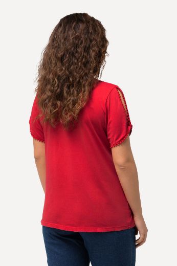 Plus size veliki brojevi Majica kratkih rukava V izreza za punije