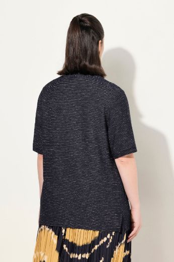 Plus size veliki brojevi Majica kratkih rukava V izreza za punije