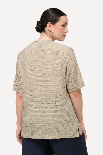 Plus size veliki brojevi Majica kratkih rukava V izreza za punije