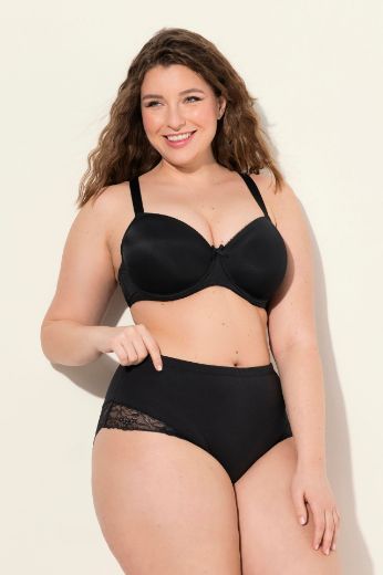 Plus size veliki brojevi Gaćice Midi s dodatkom ukrasne čipke 2 komada za punije