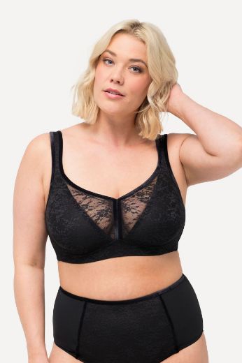 Plus size veliki brojevi Grudnjak bez žica s dodatkom čipke za punije