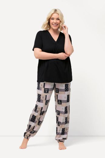 Plus size veliki brojevi Pidžama kratkih rukava za punije