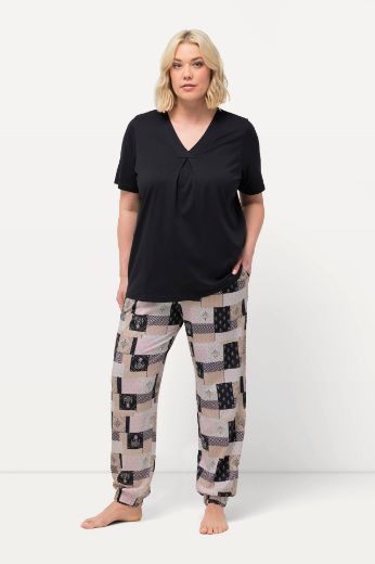 Plus size veliki brojevi Pidžama kratkih rukava za punije