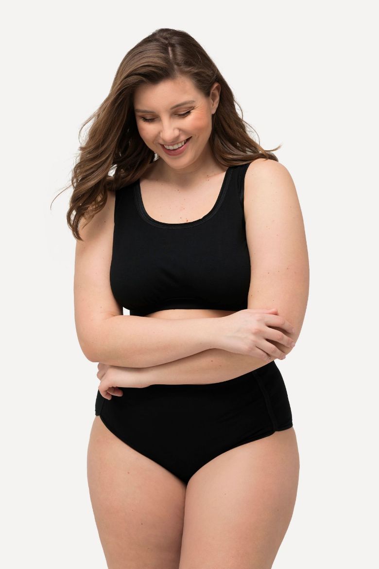Plus size veliki brojevi Grudnjak bez žica okruglog izreza za punije