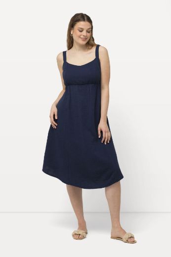 Plus size veliki brojevi Haljina Midi V izreza za punije