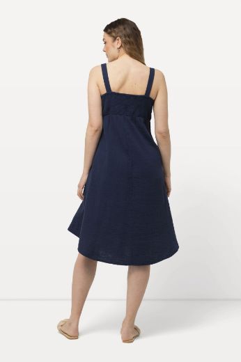 Plus size veliki brojevi Haljina Midi V izreza za punije