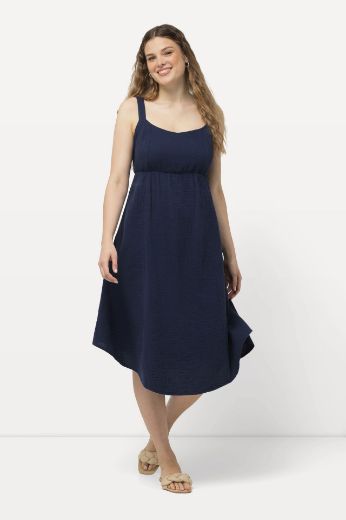 Plus size veliki brojevi Haljina Midi V izreza za punije