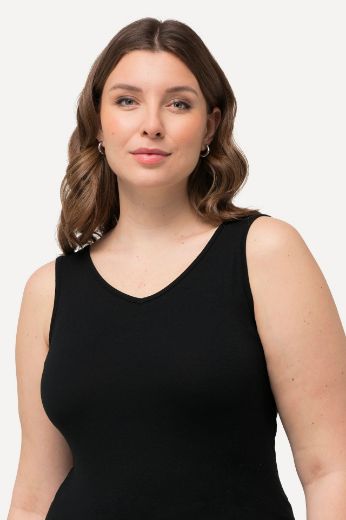 Plus size veliki brojevi Top bez rukava V izreza za punije