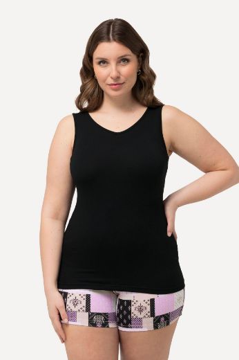 Plus size veliki brojevi Top bez rukava V izreza za punije