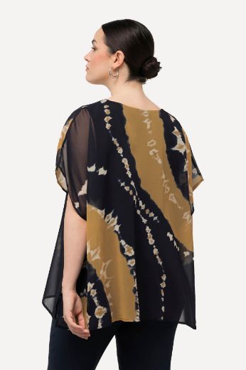 Plus size veliki brojevi Bluza kratkih rukava okruglog izreza za punije