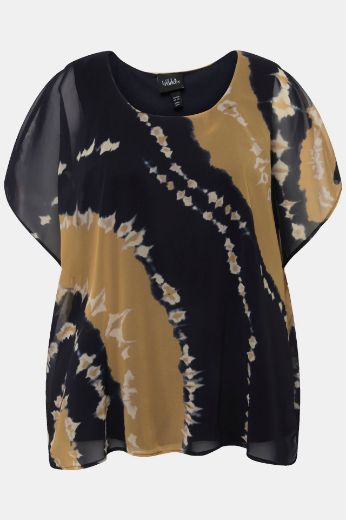 Plus size veliki brojevi Bluza kratkih rukava okruglog izreza za punije