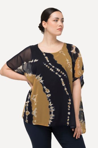 Plus size veliki brojevi Bluza kratkih rukava okruglog izreza za punije