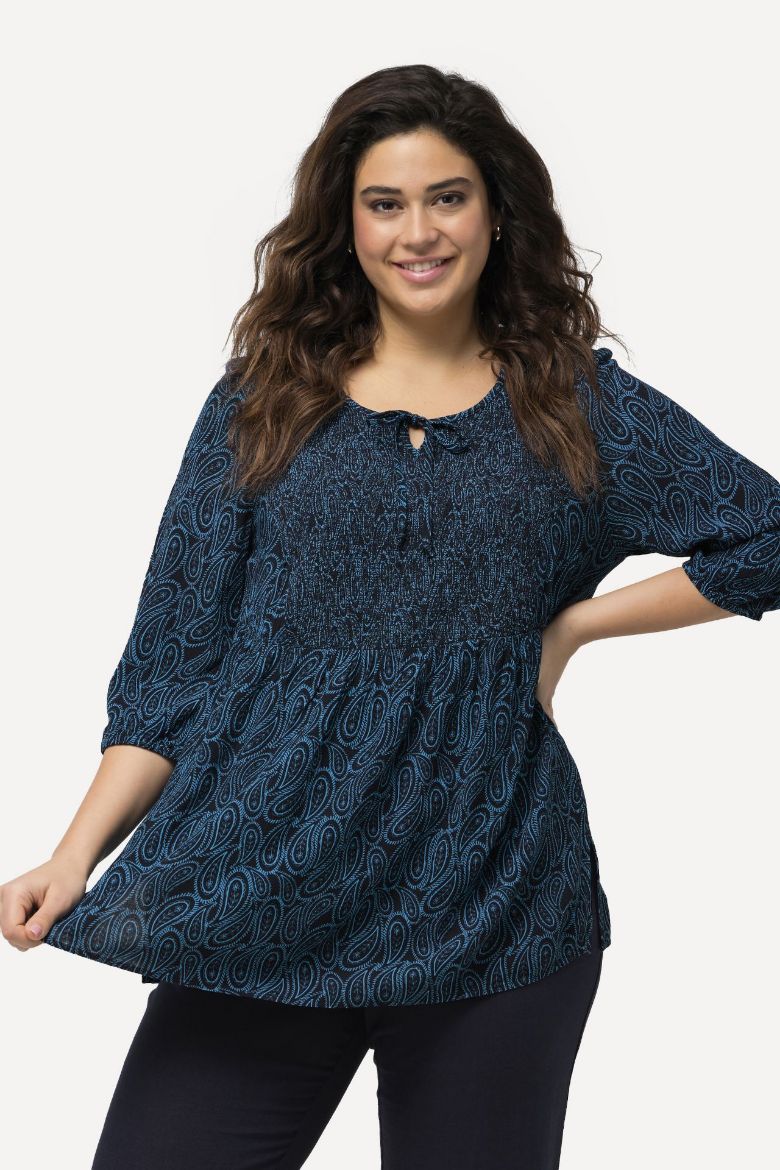 Plus size veliki brojevi Bluza s 3/4 rukavima za punije