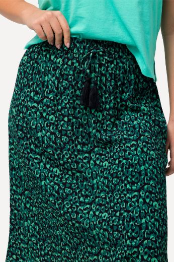 Plus size veliki brojevi Suknja Midi elastičnog struka A kroja za punije