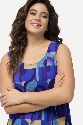Plus size veliki brojevi Haljina bez rukava za punije