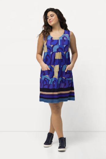 Plus size veliki brojevi Haljina bez rukava za punije