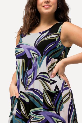Plus size veliki brojevi Haljina bez rukava za punije