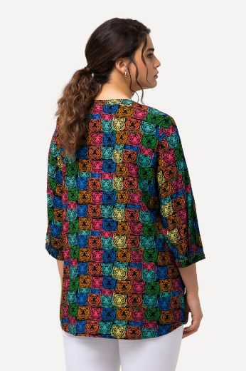 Plus size veliki brojevi Bluza s 3/4 rukavima A kroja za punije