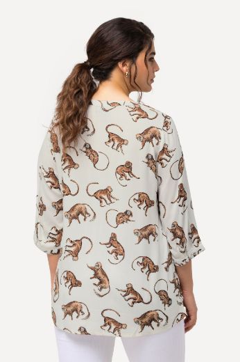 Plus size veliki brojevi Bluza s 3/4 rukavima A kroja za punije