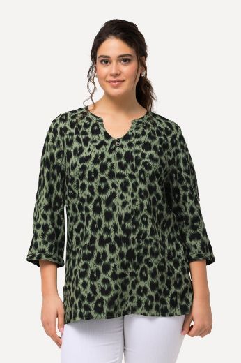 Plus size veliki brojevi Bluza s 3/4 rukavima A kroja za punije