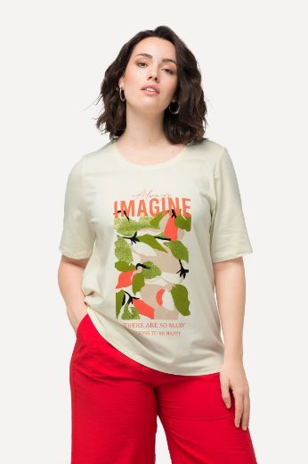 Plus size veliki brojevi Majica kratkih rukava okruglog izreza za punije
