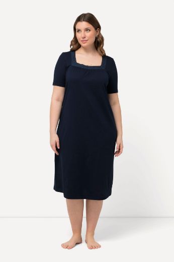 Plus size veliki brojevi Spavaćica kratkih rukava četvrtastog izreza za punije