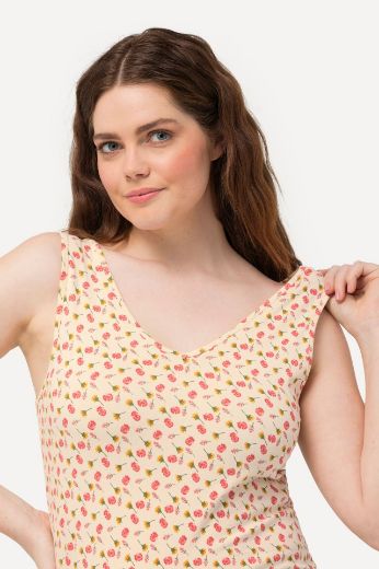 Plus size veliki brojevi Top bez rukava V izreza 2 komada za punije