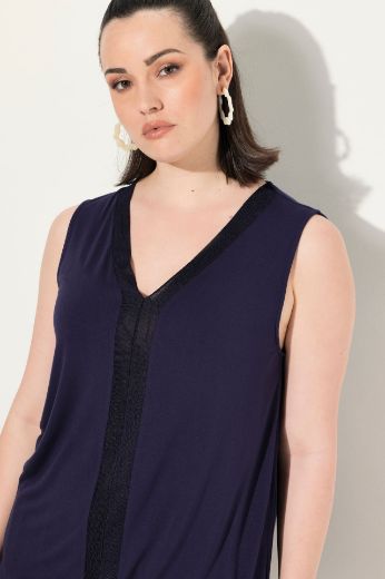 Plus size veliki brojevi Top bez rukava A kroja za punije