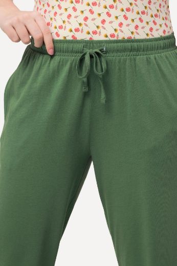 Plus size veliki brojevi Pidžama donji dio s 3/4 nogavicama za punije