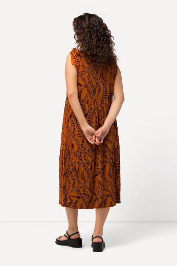 Plus size veliki brojevi Haljina Midi A kroja za punije