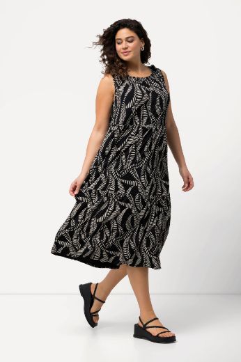 Plus size veliki brojevi Haljina Midi A kroja za punije