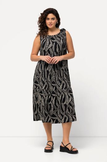 Plus size veliki brojevi Haljina Midi A kroja za punije