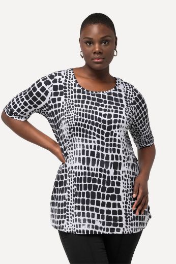 Plus size veliki brojevi Majica kratkih rukava okruglog izreza za punije