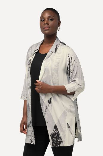 Plus size veliki brojevi Bluza s 3/4 rukavima duži model za punije