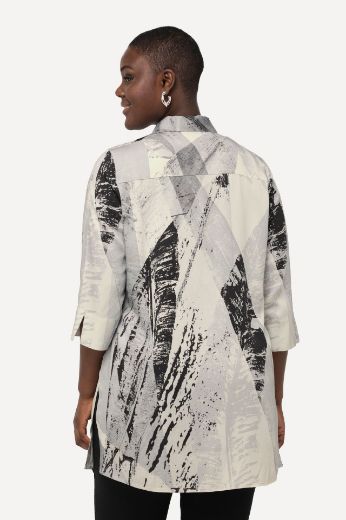 Plus size veliki brojevi Bluza s 3/4 rukavima duži model za punije