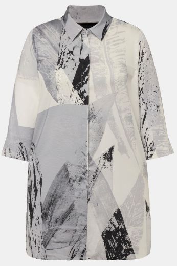 Plus size veliki brojevi Bluza s 3/4 rukavima duži model za punije