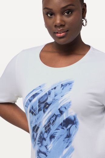 Plus size veliki brojevi Majica kratkih rukava okruglog izreza za punije