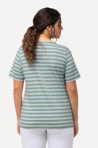 Plus size veliki brojevi Majica kratkih rukava V izreza za punije