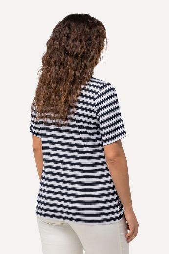 Plus size veliki brojevi Majica kratkih rukava V izreza za punije