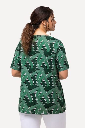 Plus size veliki brojevi Majica kratkih rukava V izreza za punije