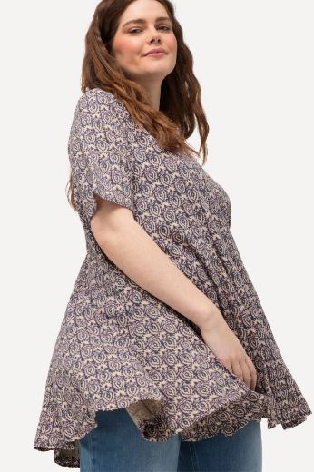 Plus size veliki brojevi Tunika kratkih rukava za punije