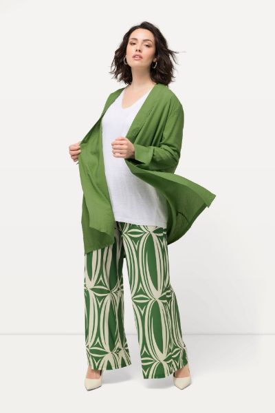 Veliki brojevi Bluza s 7/8 rukavima duži model moda za punije