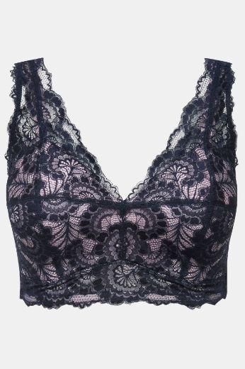 Plus size veliki brojevi Grudnjak bez žica s dodatkom čipke za punije