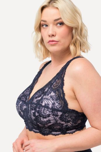 Plus size veliki brojevi Grudnjak bez žica s dodatkom čipke za punije