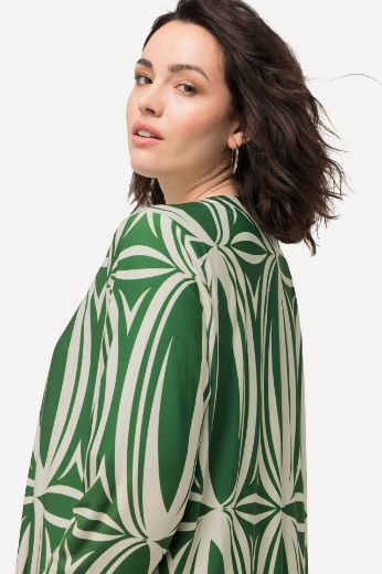 Plus size veliki brojevi Bluza s 3/4 rukavima V izreza za punije